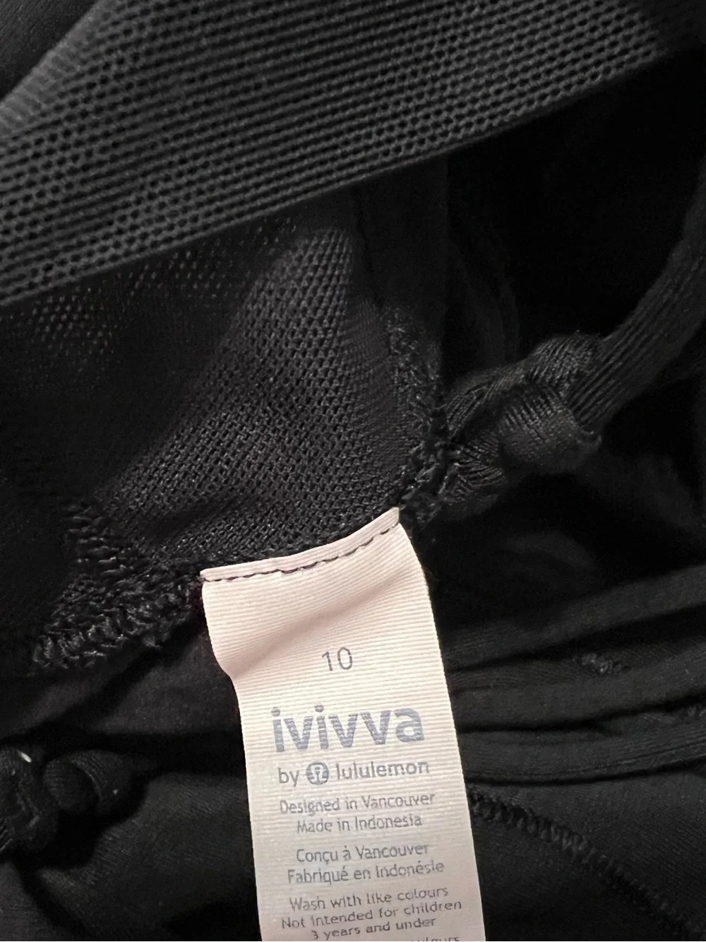 Ivivva black leotard camisole leotard